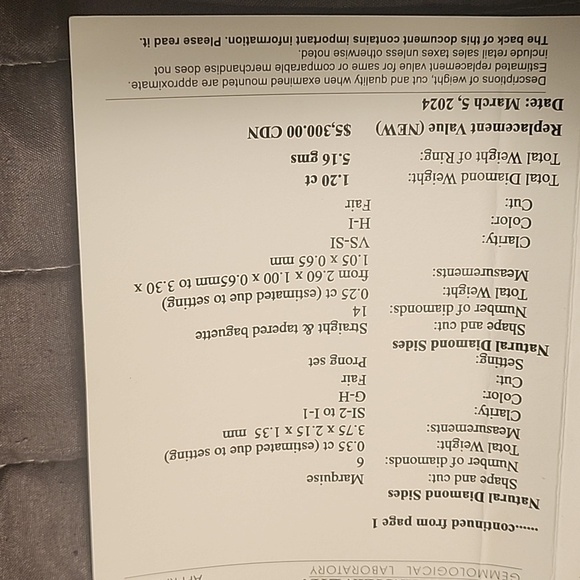 Diamond cluster design ring. - Picture 8 of 11